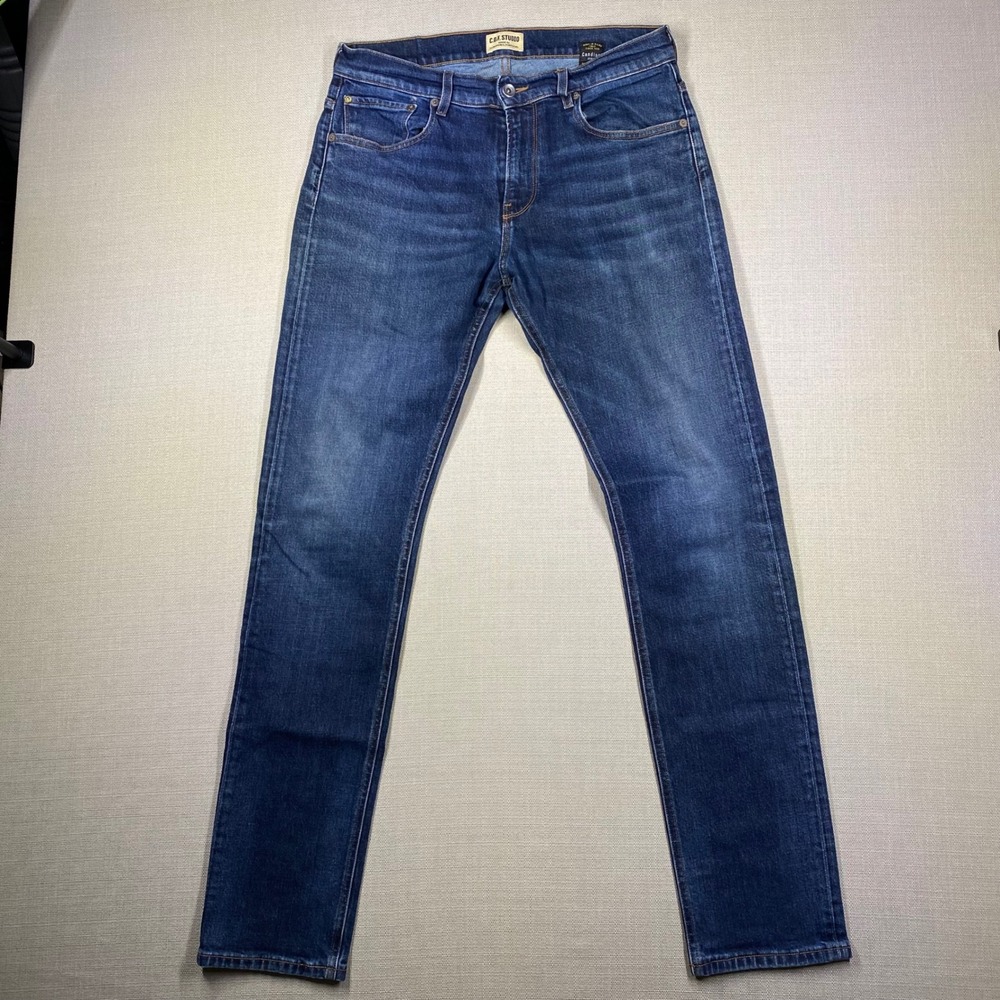 C.O.F. Studio M1 Slim Candiani Denim Jeans Dark Wash Mens 32